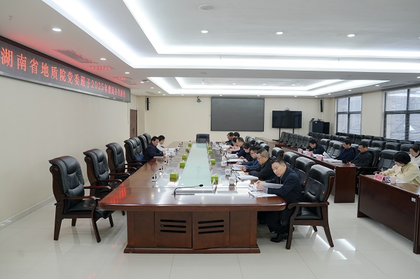 省地質(zhì)院黨委班子召開2025年度民主生活會